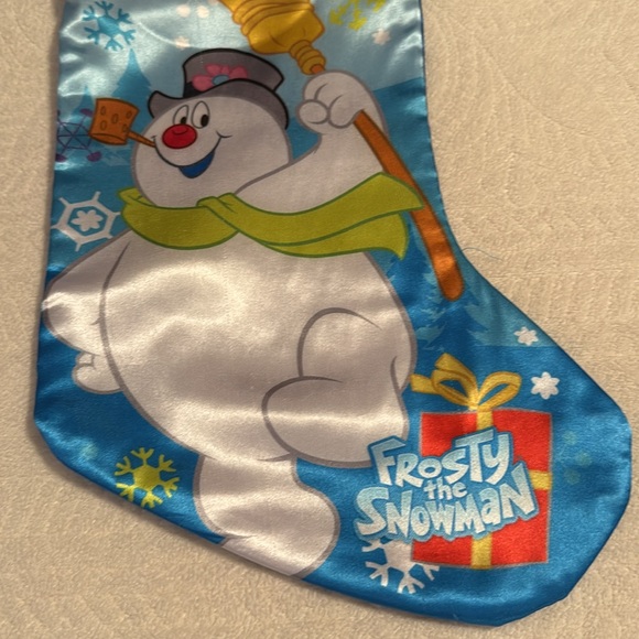 Frosty the Snowman Kids Christmas Stocking Holiday Ruz 16 “Blue - Picture 2 of 5